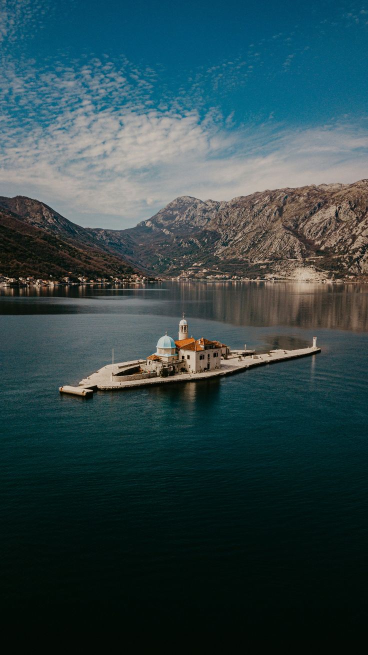 The Adriatic coastline stretching from Dubrovnik towards Montenegro